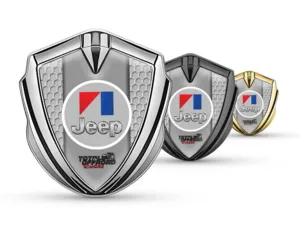 Jeep 3d Emblema Badge Disegno Pro Inox 3D